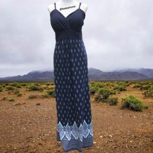 Just Be Maxi Dress Spaghetti Strap Pullover Stretch 1X